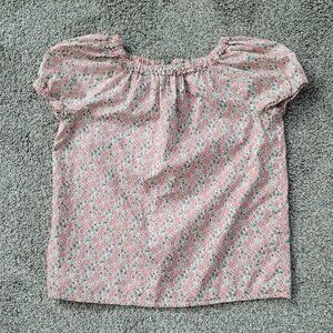 Bonpoint  Girls Floral Short Sleeve BOHO   Blouse 12